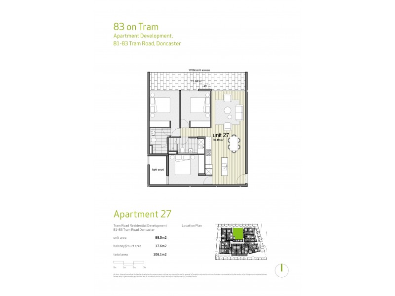 110/83 Tram Road, Doncaster VIC 3108 Floorplan