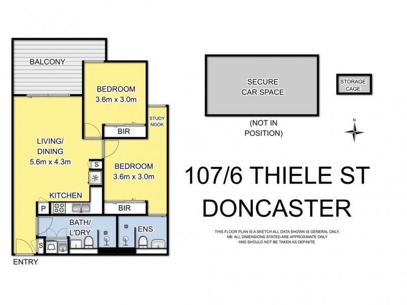107/6 Thiele Street, Doncaster VIC 3108 Floorplan