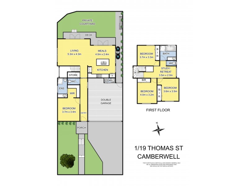 1/19 Thomas Street, Camberwell VIC 3124 Floorplan