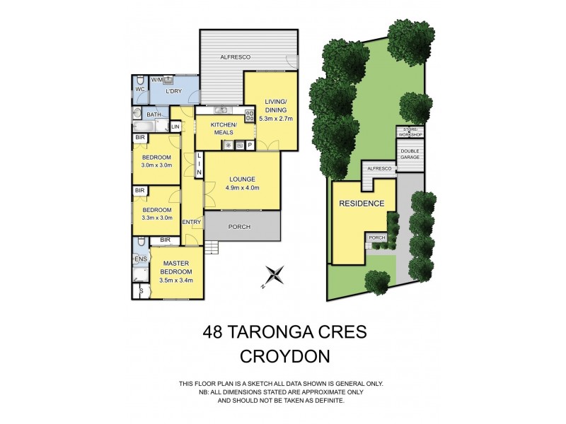 48 Taronga Crescent, Croydon VIC 3136 Floorplan