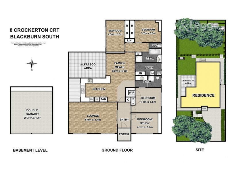8 Crockerton Court, Blackburn South VIC 3130 Floorplan