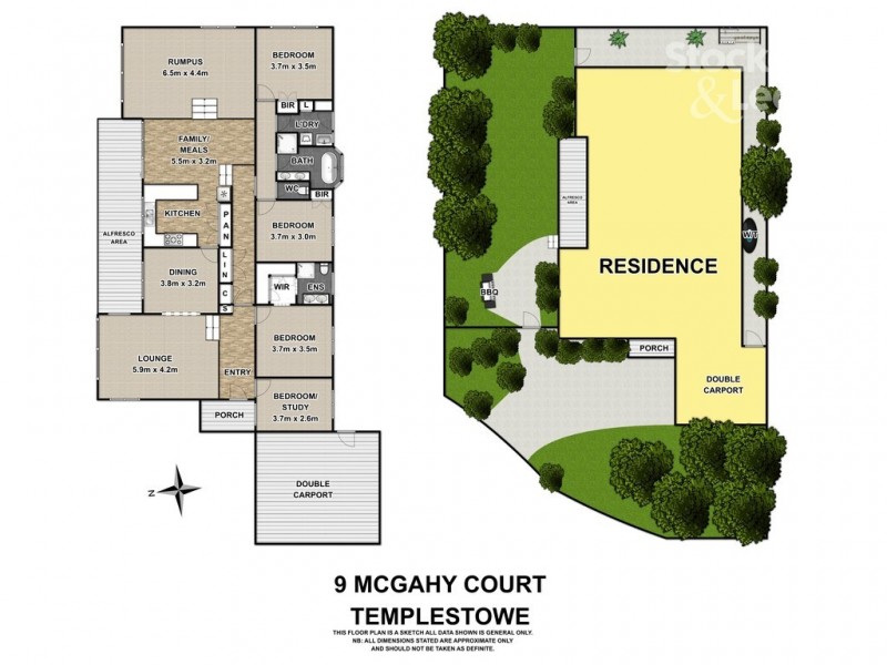 9 McGahy Court, Templestowe VIC 3106 Floorplan