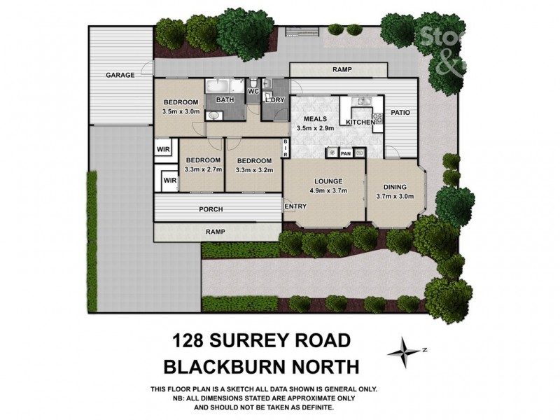 128 Surrey Road, Blackburn North VIC 3130 Floorplan