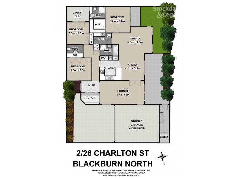 2/26 Charlton Street, Blackburn North VIC 3130 Floorplan