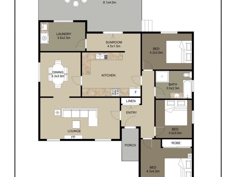 109 McCartin Street, Leongatha VIC 3953 Floorplan