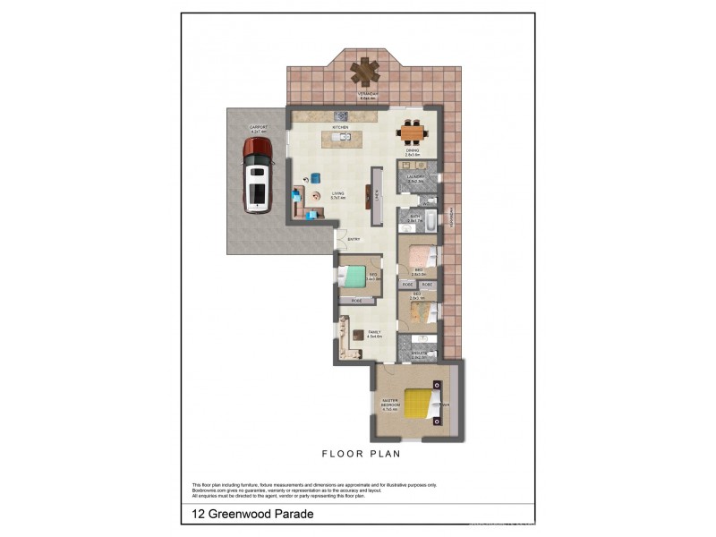 12 Greenwood Parade, Leongatha VIC 3953 Floorplan