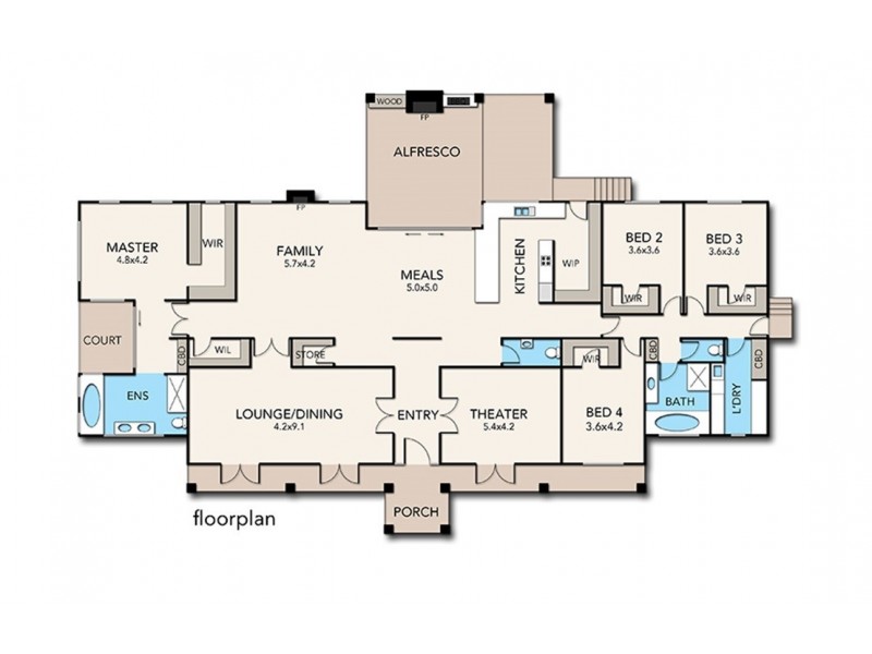 21 Grandview Rise, Korumburra VIC 3950 Floorplan