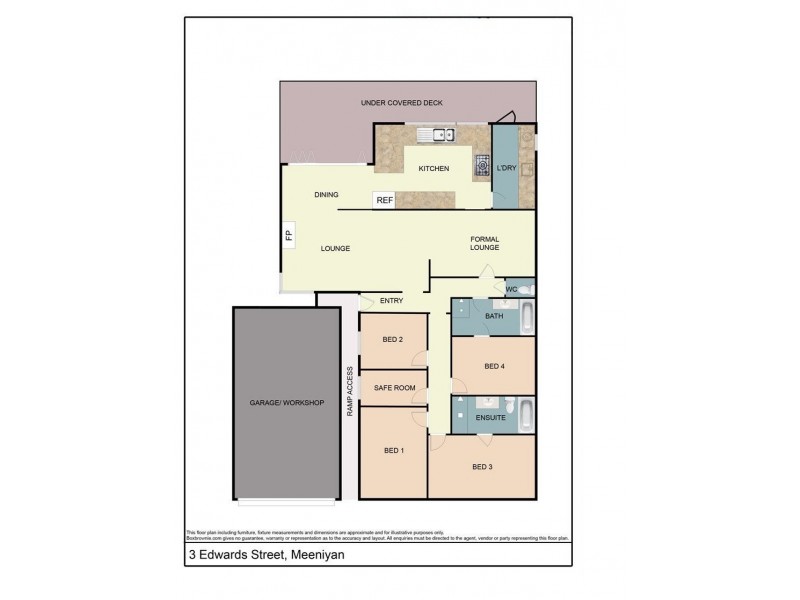 3 Edward Street, Meeniyan VIC 3956 Floorplan