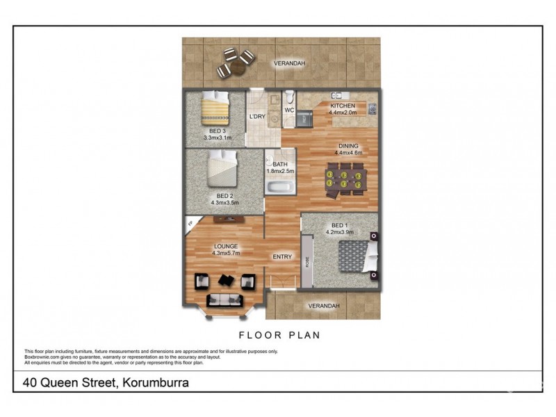 40 Queen Street, Korumburra VIC 3950 Floorplan