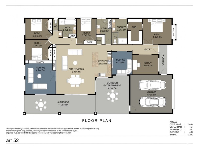 52 Carr Avenue, Leongatha VIC 3953 Floorplan