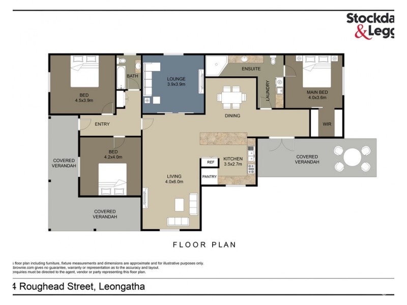 24 Roughead Street, Leongatha VIC 3953 Floorplan