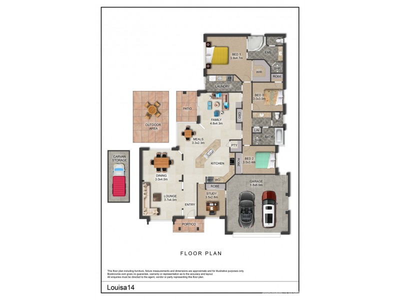 14 Louisa Court, Leongatha VIC 3953 Floorplan