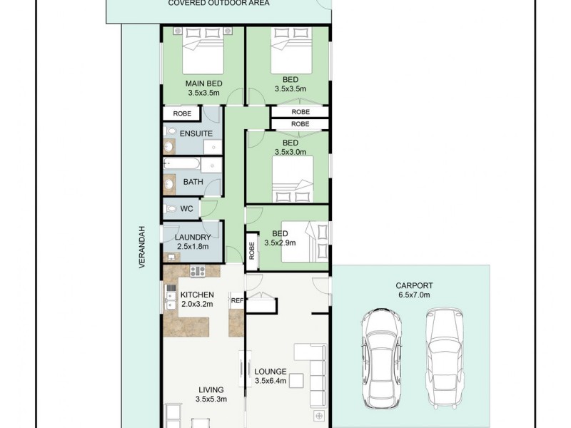 Leongatha VIC 3953 Floorplan