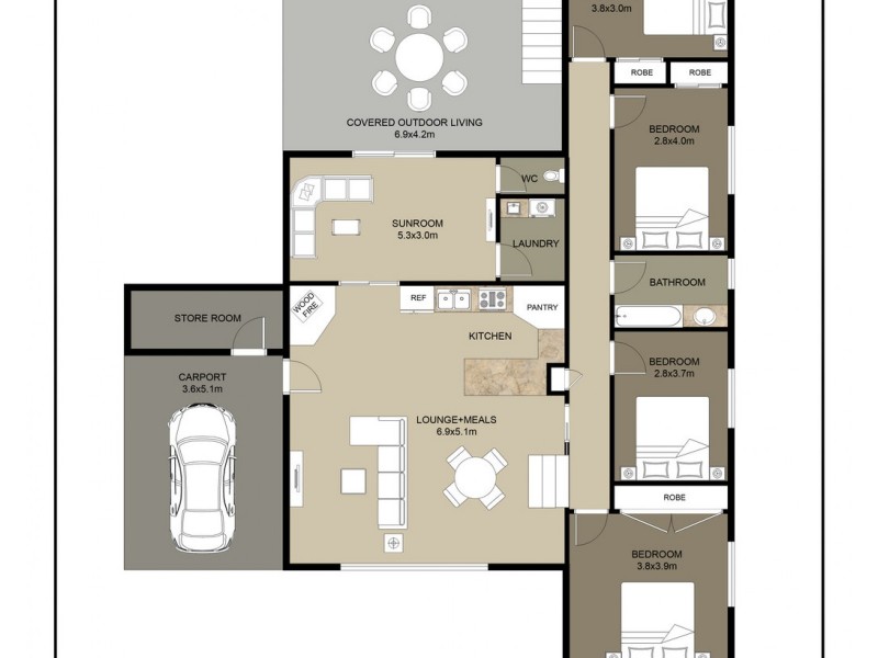 30 Bellingham Street, Leongatha VIC 3953 Floorplan