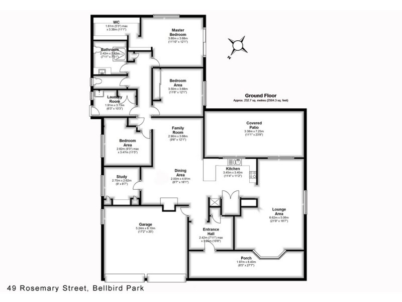 49 Rosemary Street, Bellbird Park QLD 4300 Floorplan