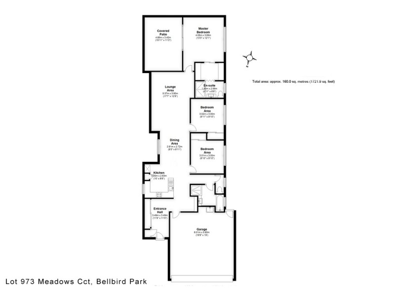 19 Meadows Circuit, Bellbird Park QLD 4300 Floorplan
