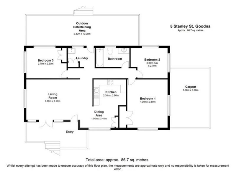 5 Stanley Street, Goodna QLD 4300 Floorplan