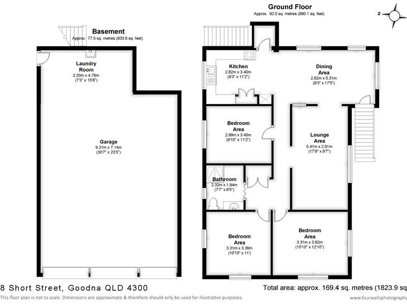 8 Short St, Goodna QLD 4300 Floorplan