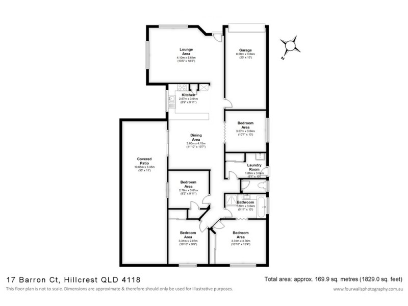 17 Barron Crt, Hillcrest QLD 4118 Floorplan