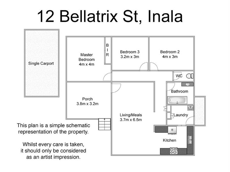 12 Bellatrix Street, Inala QLD 4077 Floorplan