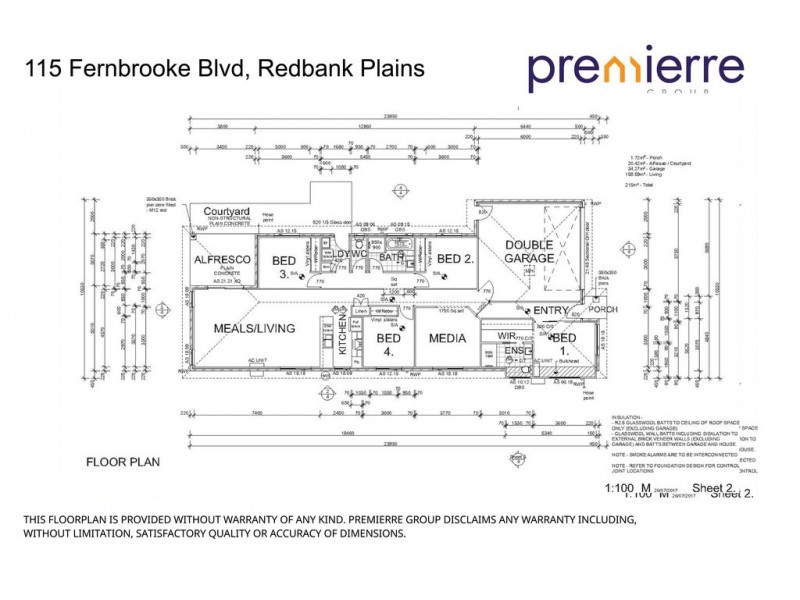 115 Fernbrooke Blvd, Redbank Plains QLD 4301 Floorplan