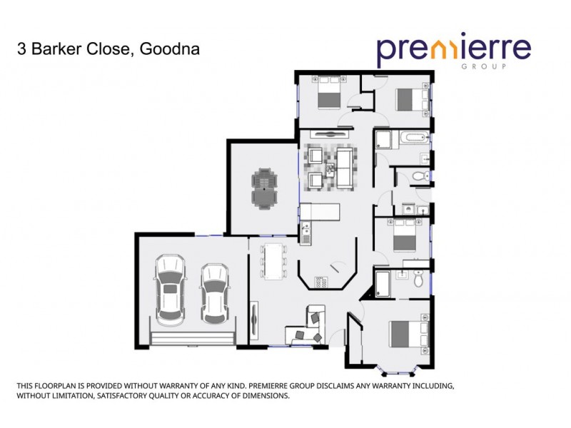 3 Barker Close, Goodna QLD 4300 Floorplan