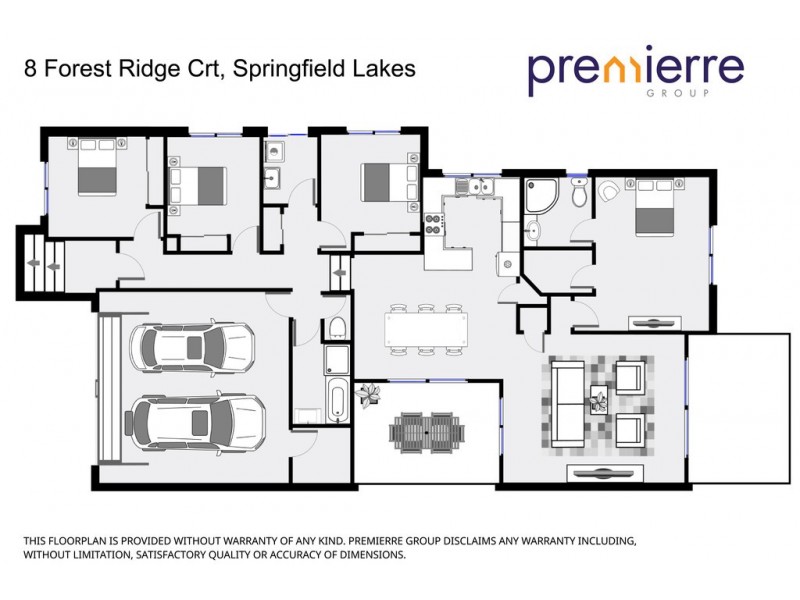 8 Forest Ridge Court, Springfield Lakes QLD 4300 Floorplan