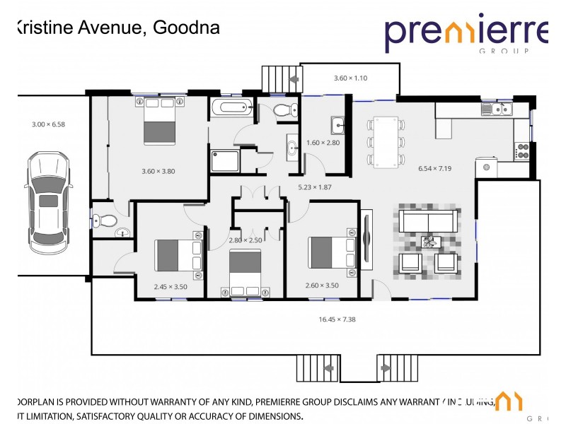 16 Kristine Avenue, Goodna QLD 4300 Floorplan