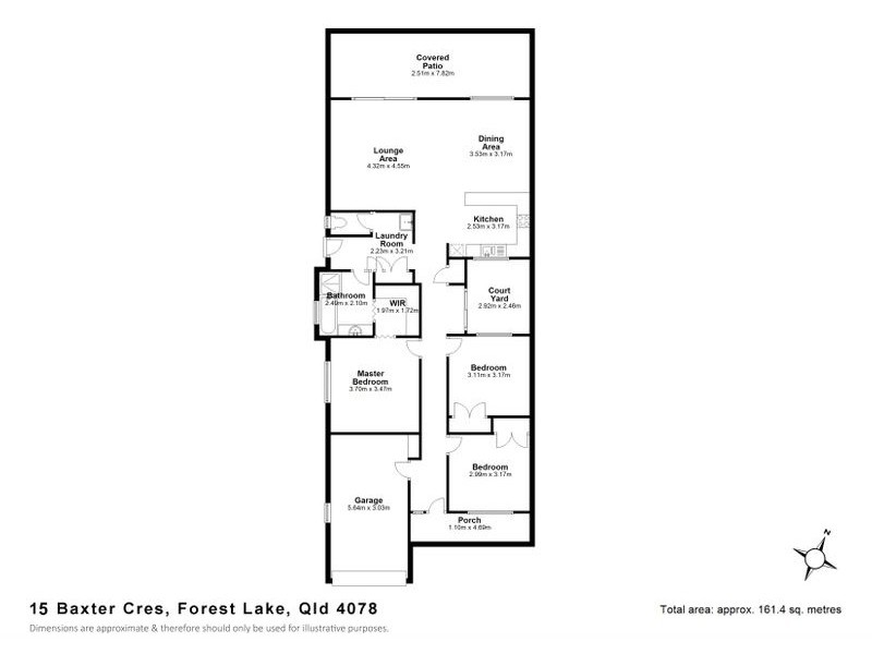 15 Baxter Crescent, Forest Lake QLD 4078 Floorplan