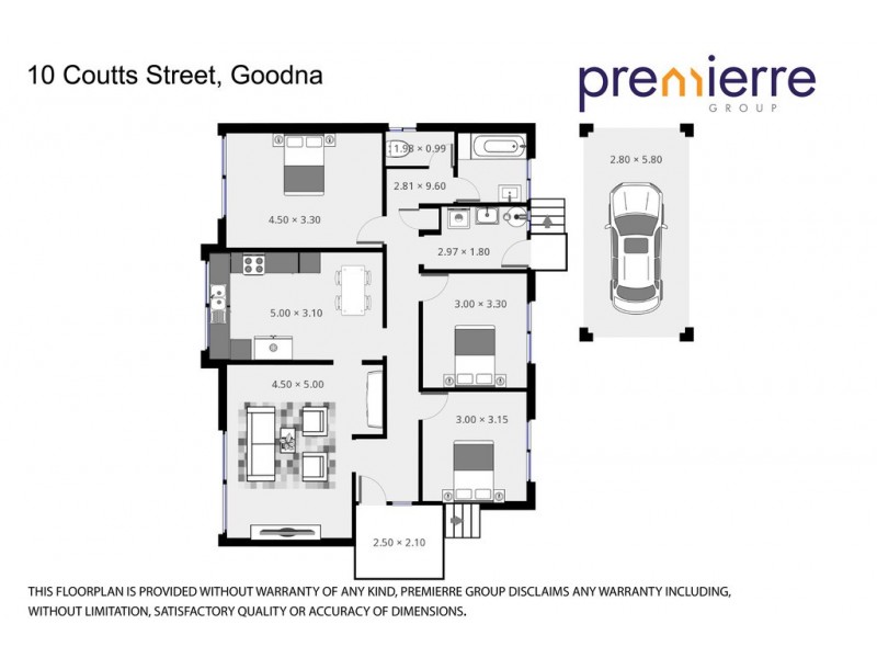 10 Coutts Street, Goodna QLD 4300 Floorplan