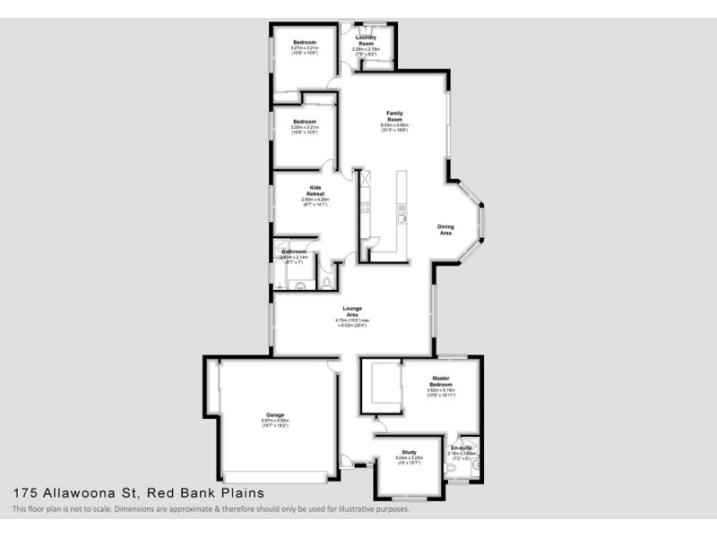 175 Alawoona Street, Redbank Plains QLD 4301 Floorplan