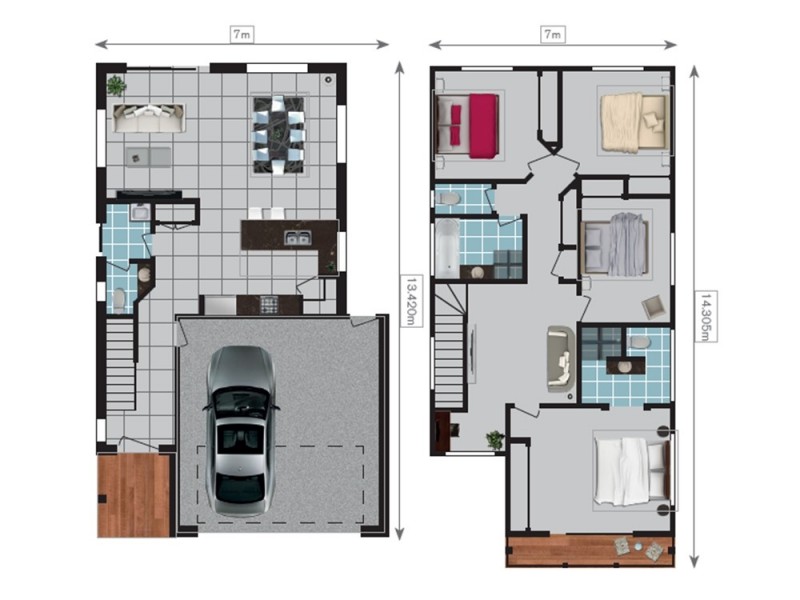 33 Serene Crescent, Springfield Lakes QLD 4300 Floorplan
