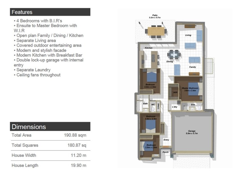 Kerry O’Brien Street, Redbank Plains QLD 4301 Floorplan