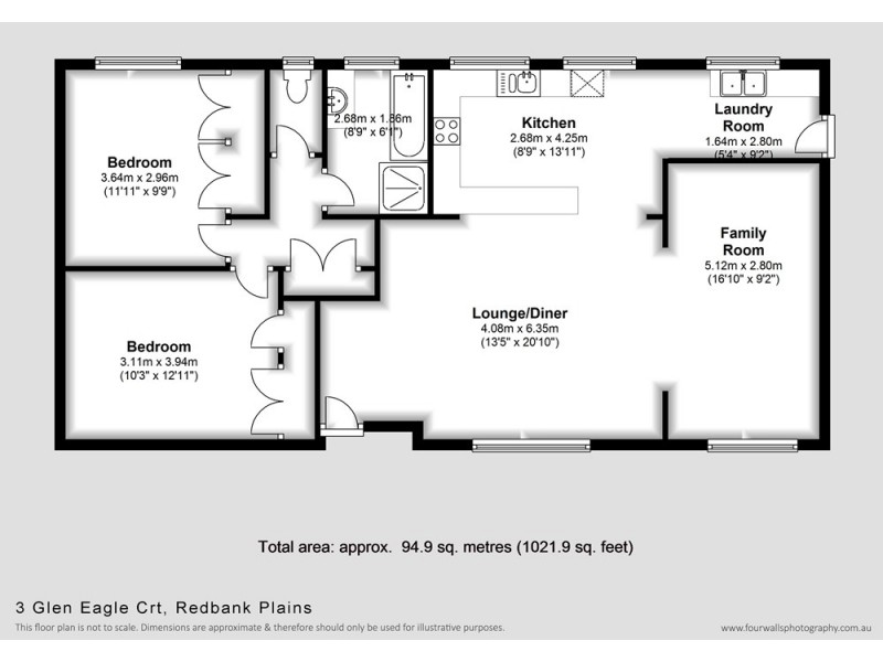 3 Glen Eagle Court, Redbank Plains QLD 4301 Floorplan
