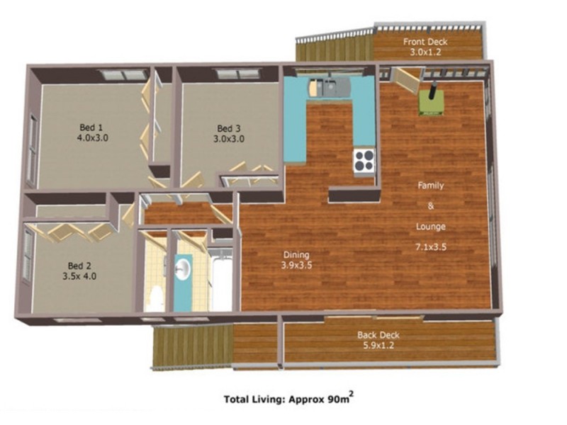 35 Dorricott Crs, Goodna QLD 4300 Floorplan