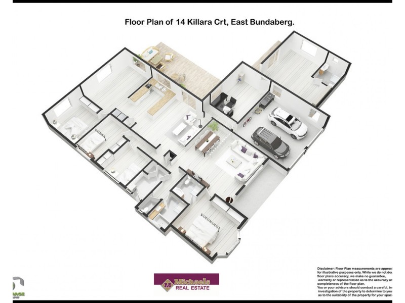 14 Killara Court, Bundaberg East QLD 4670 Floorplan