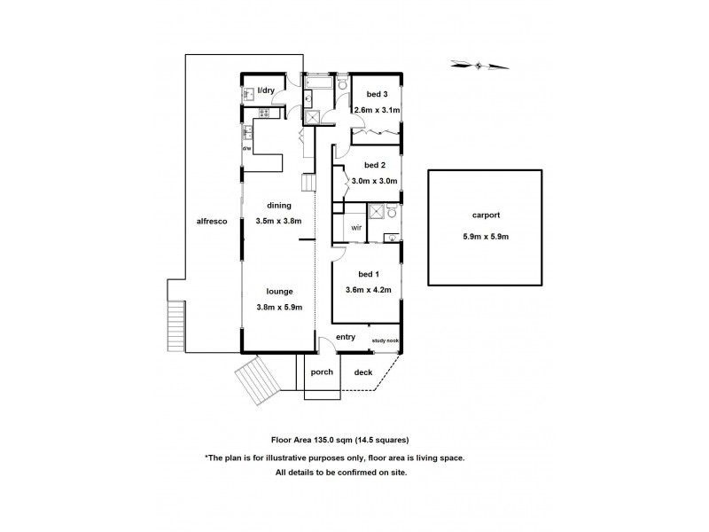 6 Fernshaw Road, Monbulk VIC 3793 Floorplan