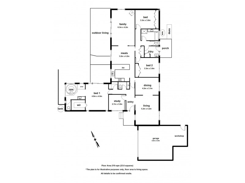 1 Paradise Avenue, Clematis VIC 3782 Floorplan