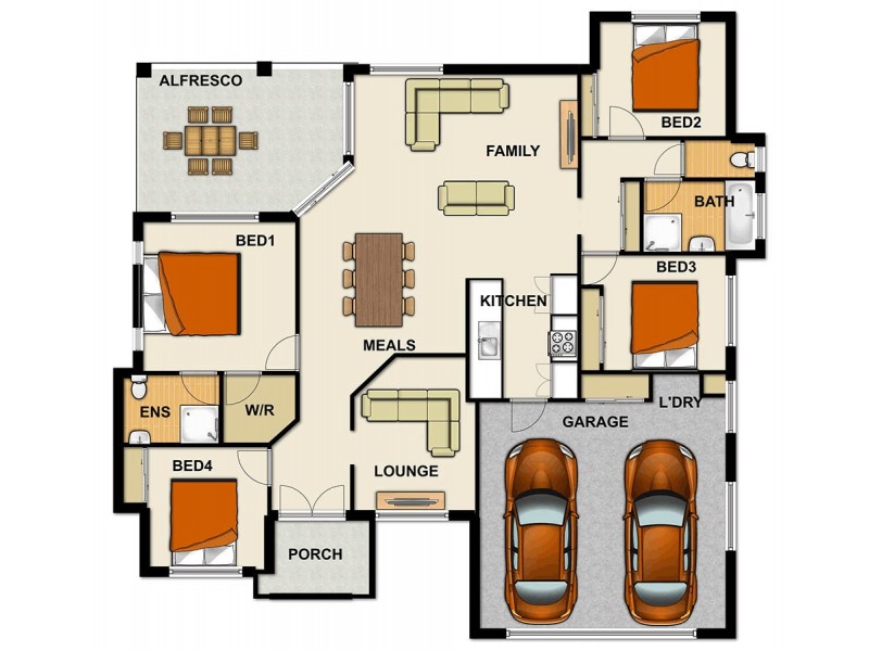 12 Campbell Court, Redbank Plains QLD 4301 Floorplan