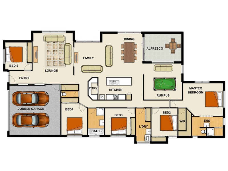 1 Ravensbourne Circuit, Waterford QLD 4133 Floorplan