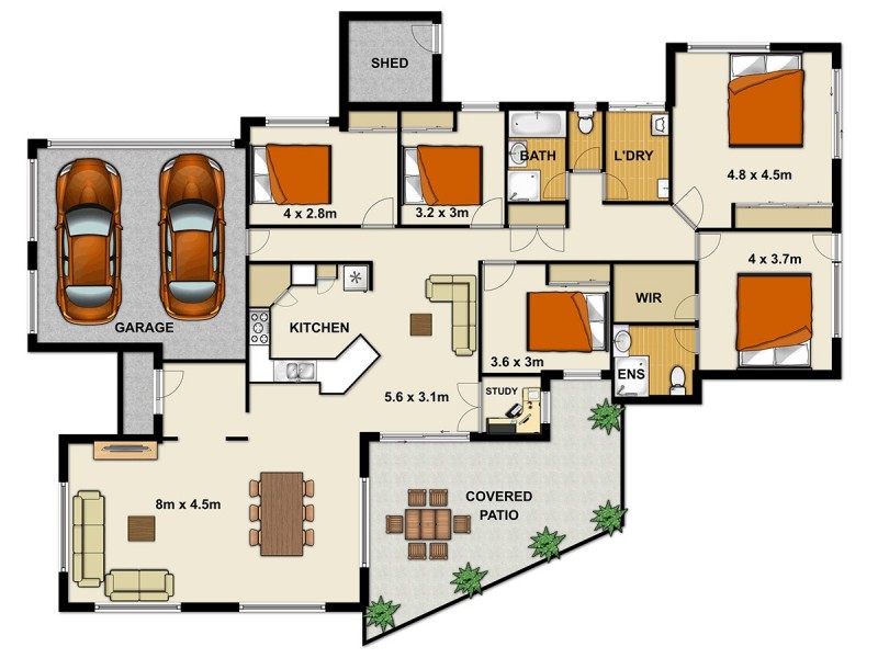 1117 South Pine Rd, Arana Hills QLD 4054 Floorplan