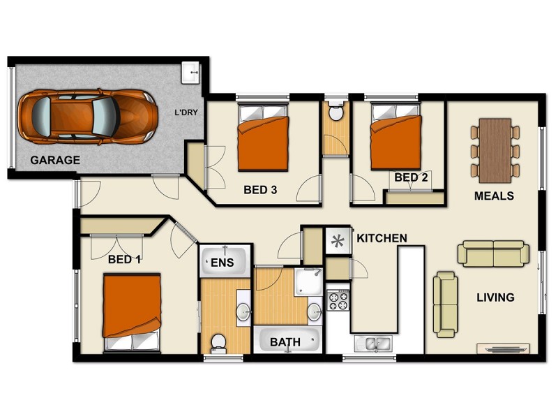9 Newton Pl, Wacol QLD 4076 Floorplan