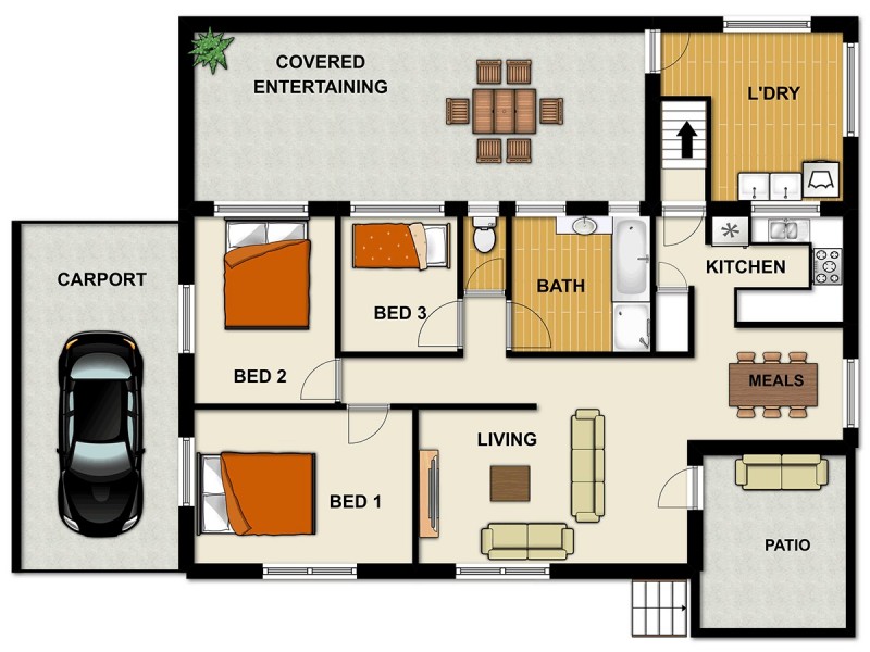 54 Sandpiper Street, Inala QLD 4077 Floorplan