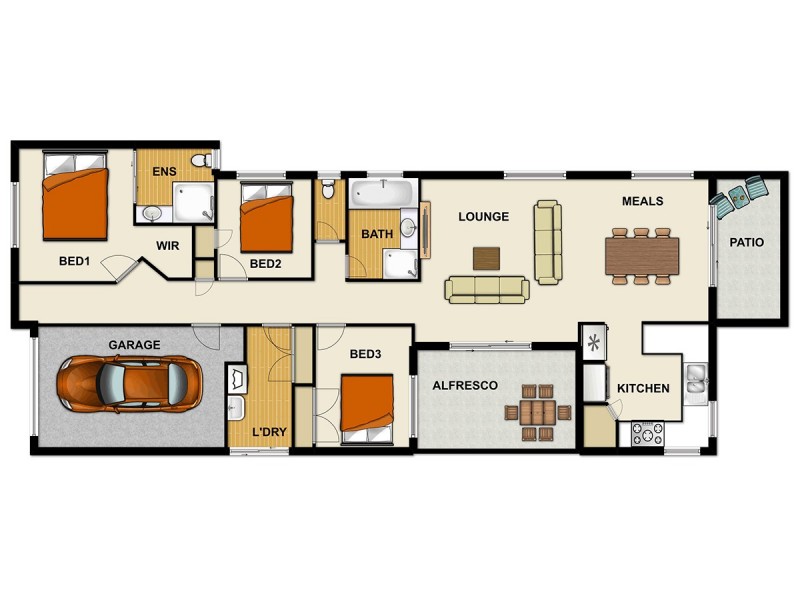 8 Mahogany Place, Forest Lake QLD 4078 Floorplan