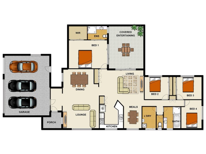 85 Renoir Cres, Forest Lake QLD 4078 Floorplan