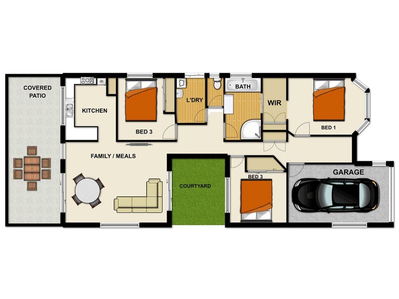 11 Napier Pl, Forest Lake QLD 4078 Floorplan