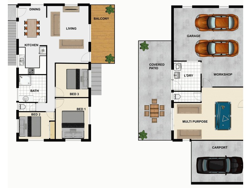 18 ALAWOONA ST, Redbank Plains QLD 4301 Floorplan
