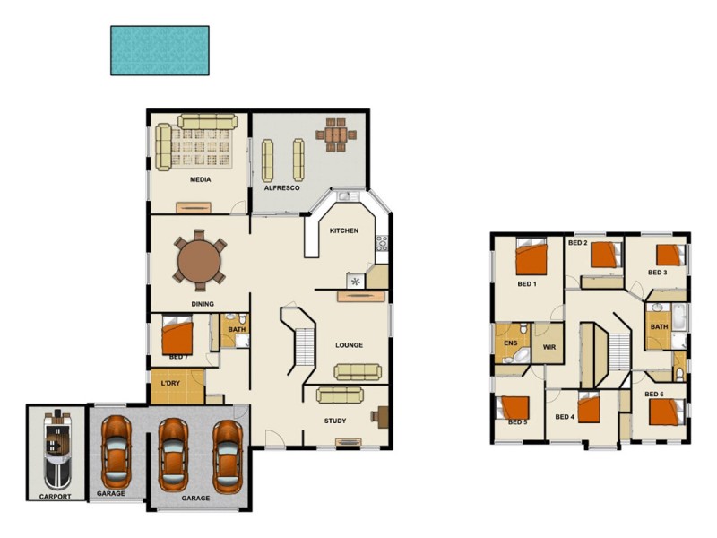 57 Cardwell Street, Forest Lake QLD 4078 Floorplan