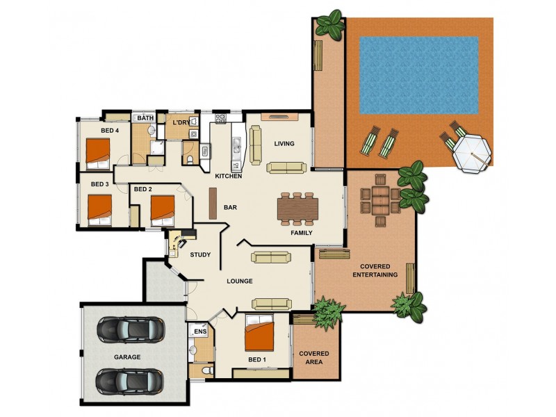 15 Cardwell Street, Forest Lake QLD 4078 Floorplan