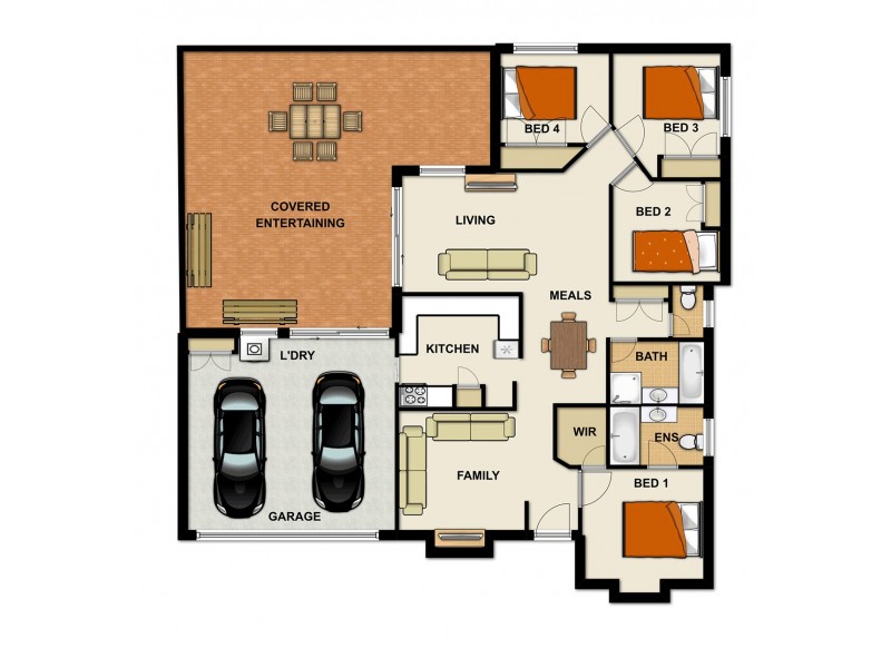 90 Rubicon Cr, Kuraby QLD 4112 Floorplan